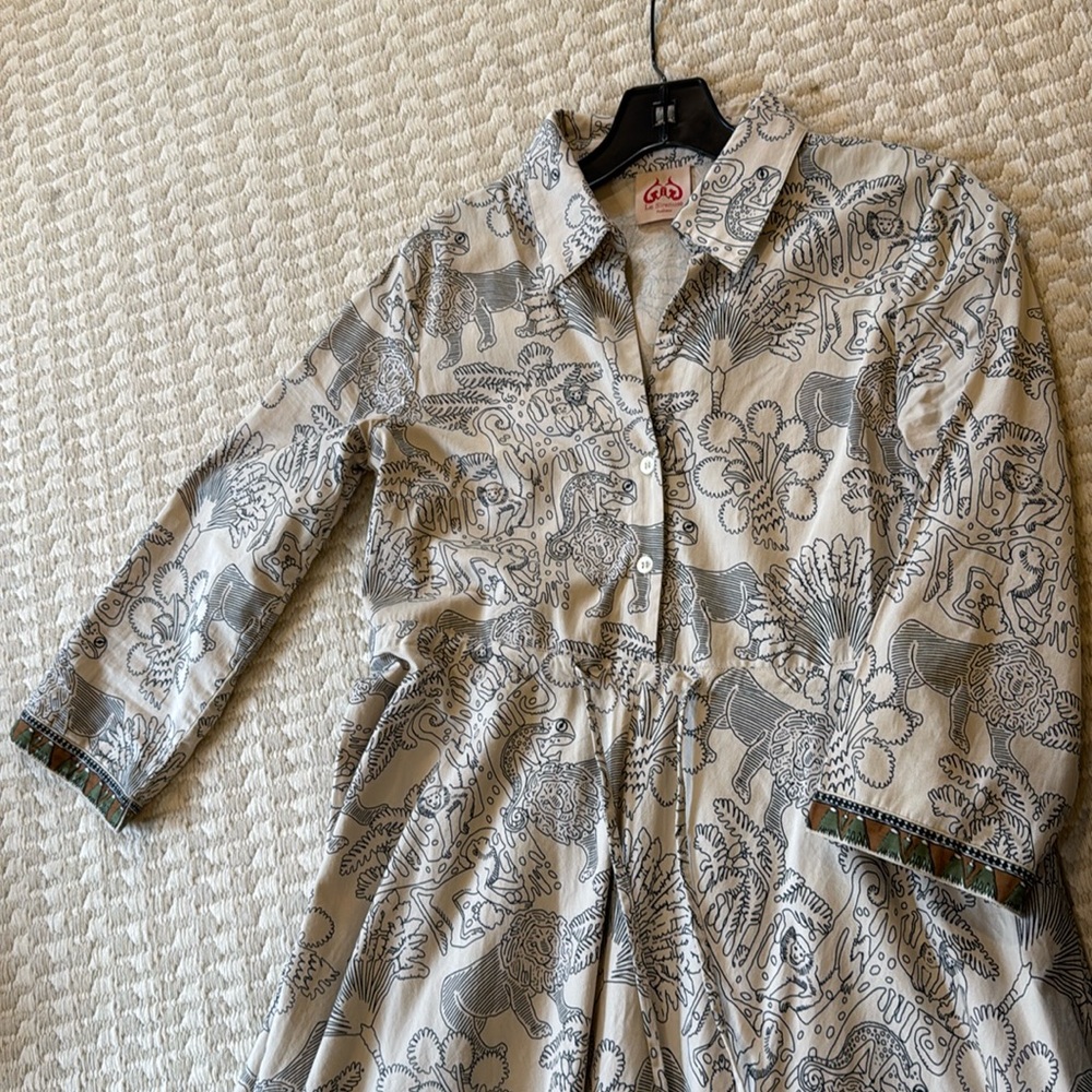 Le Sirenuse Positano animal print dress